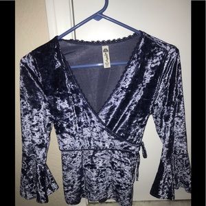 American Rag Velvet Blouse
